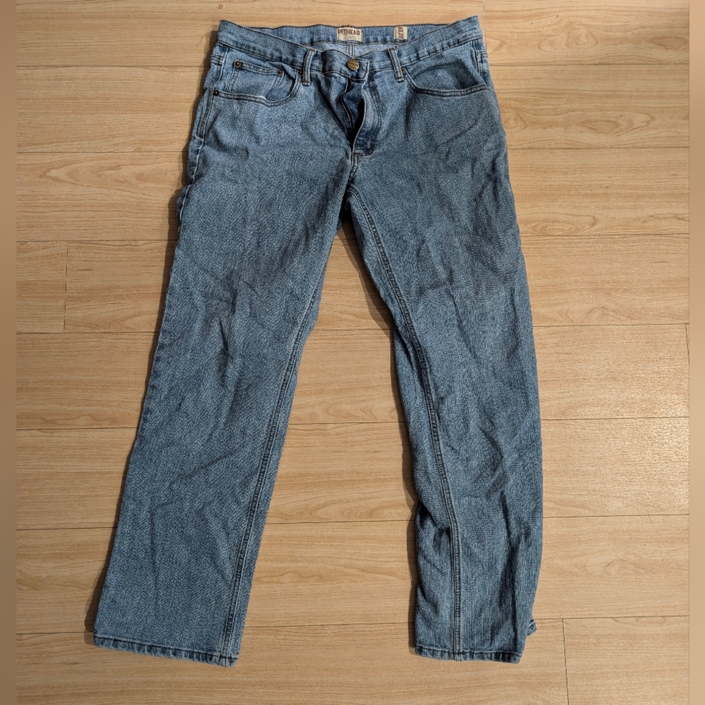 Classic Men's Blue Denim Jeans